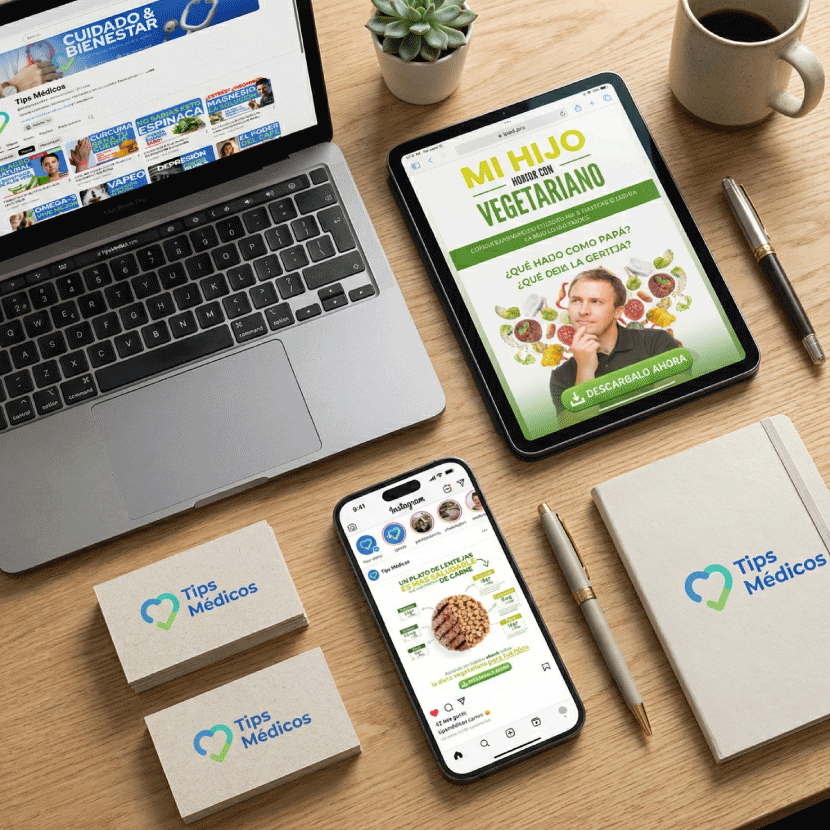 Diseño de marca tips medicos