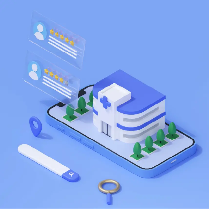 Estrategia de SEO local y Google Business Profile para clínicas y consultorios médicos en ciudades de Colombia.